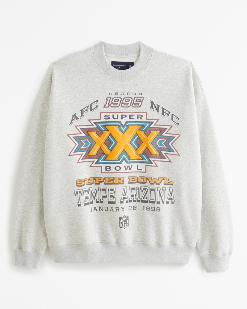 Men's Vintage Super Bowl Graphic Crew Sweatshirt
