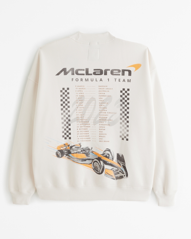 Men's McLaren Graphic Crew Sweatshirt | Men's Tops | Abercrombie.com
