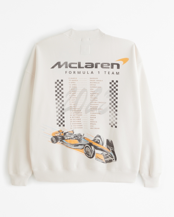Men's McLaren Graphic Crew Sweatshirt | Men's Sale | Abercrombie.com