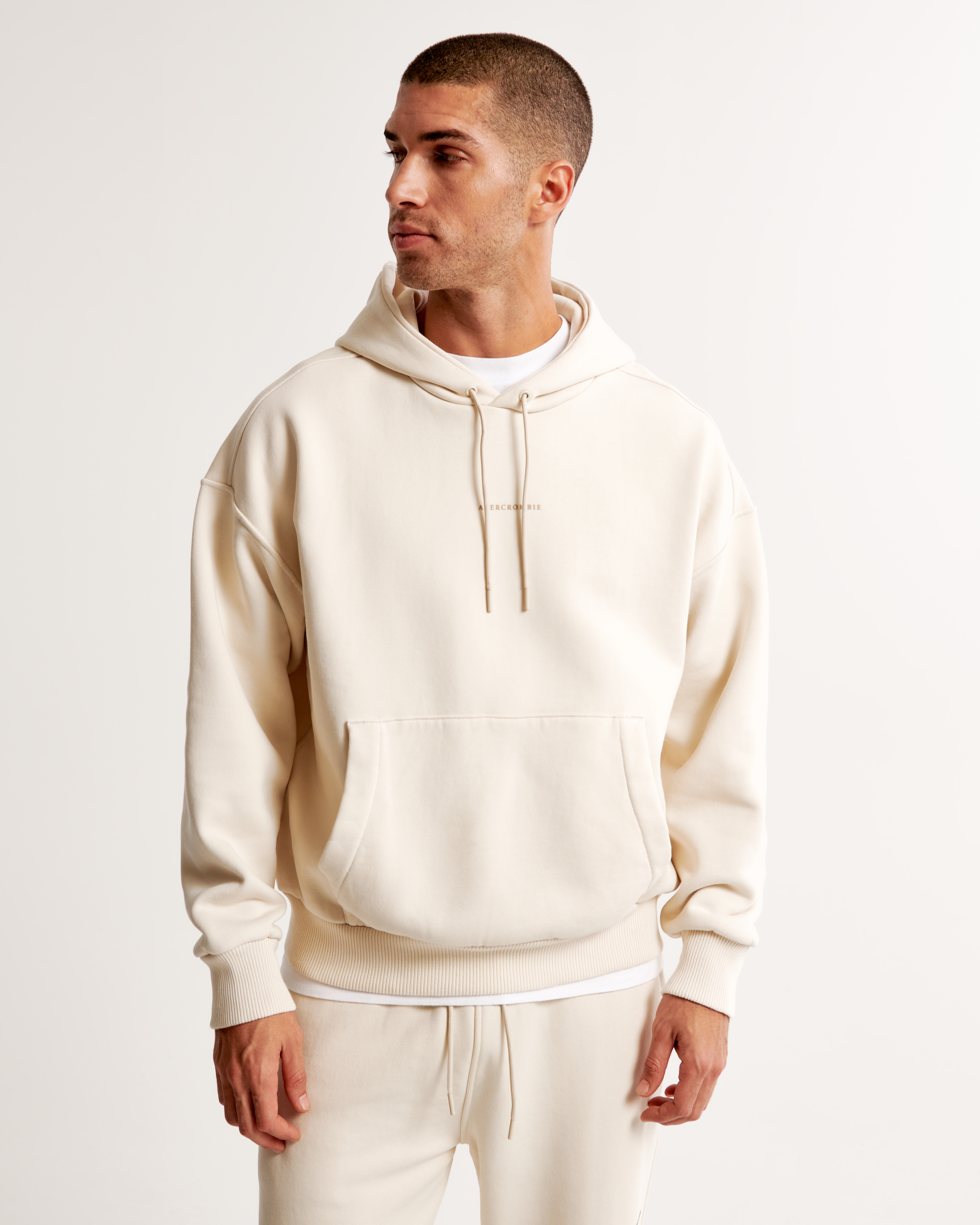 Men s Premium Heavyweight Logo Popover Hoodie Men s Clearance