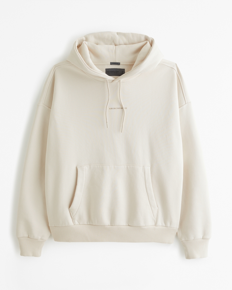 Men's Premium Heavyweight Logo Popover Hoodie | Men's Tops