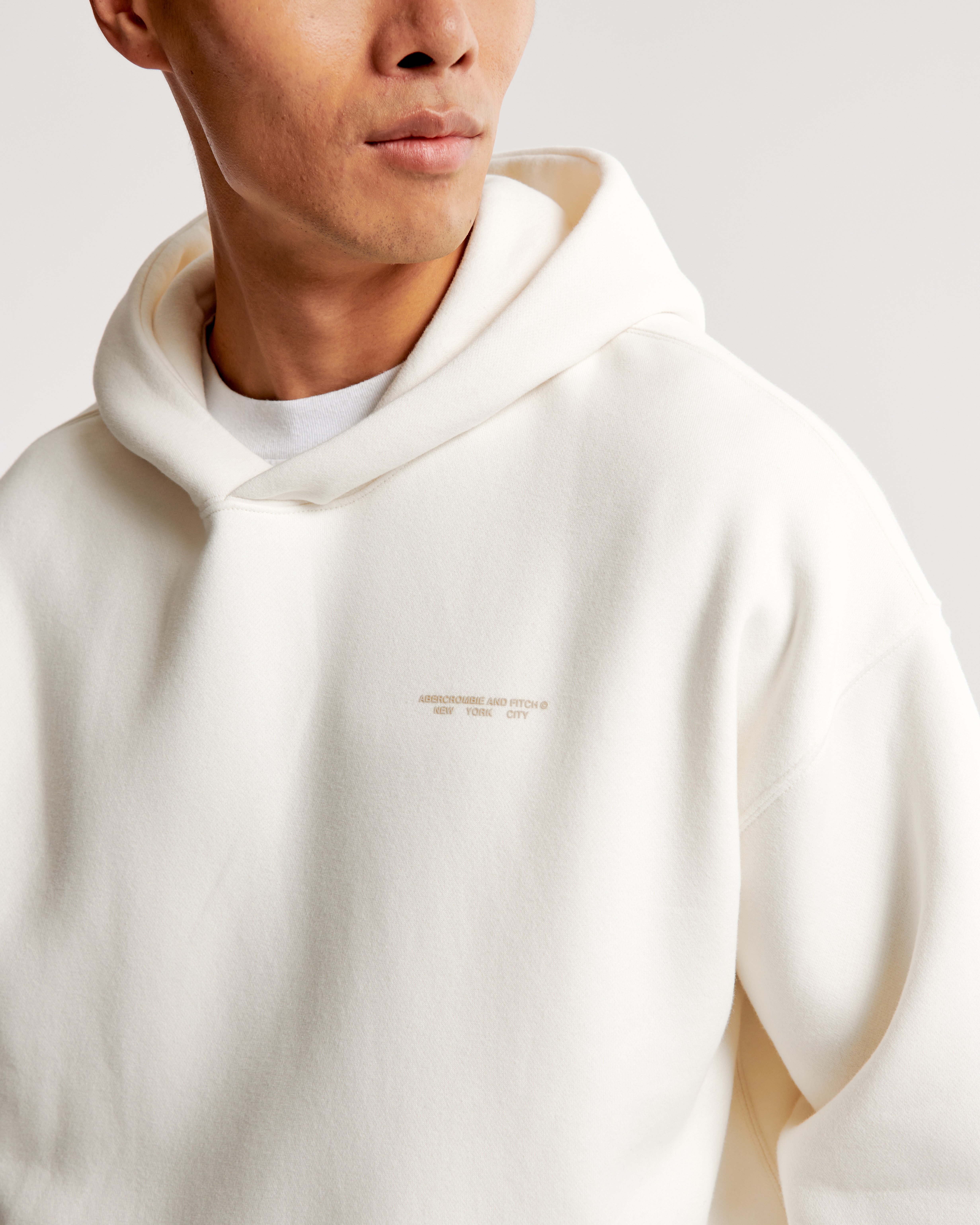 Men's Micro-Logo Popover Hoodie | Men's Tops | Abercrombie.com