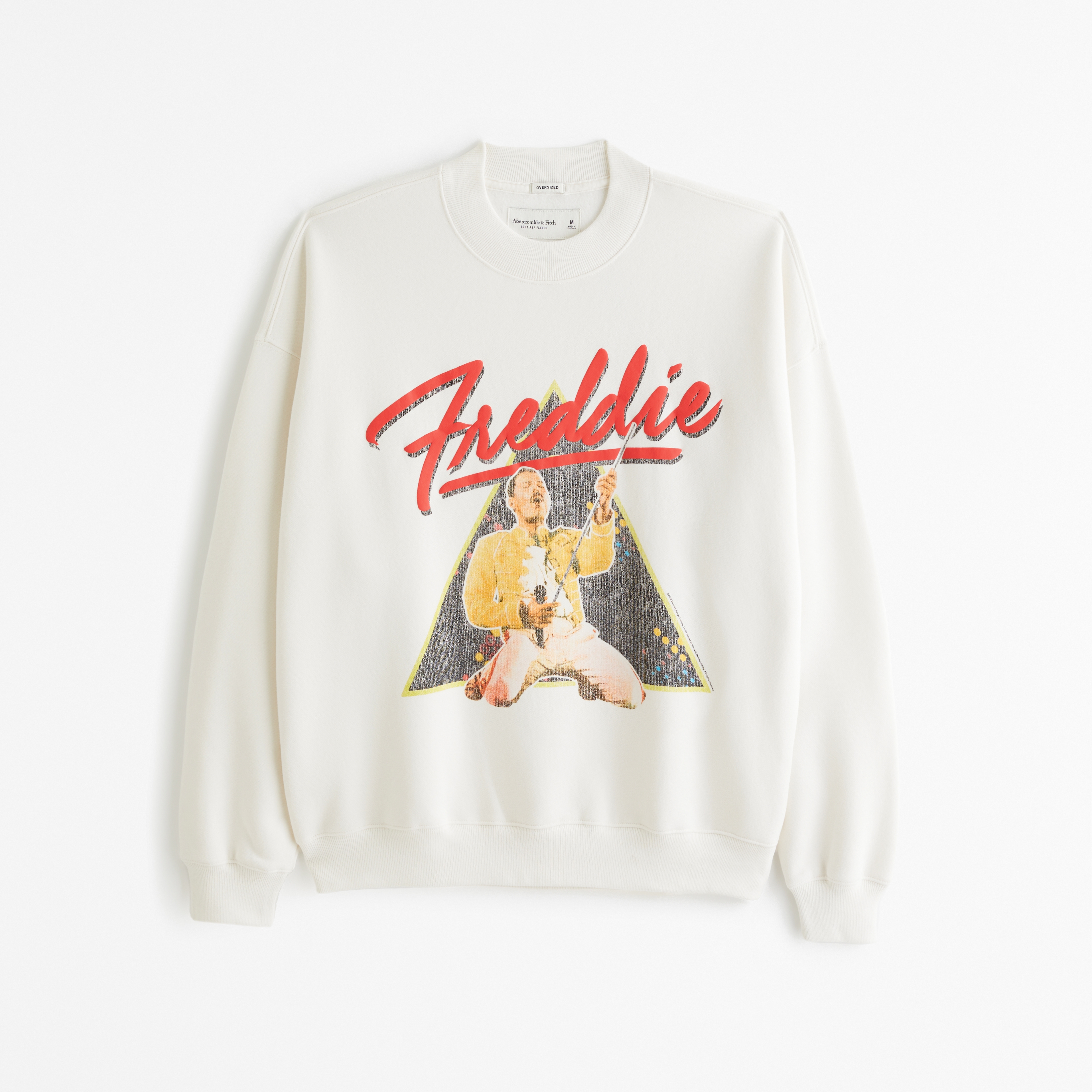 Gender Inclusive Pride Freddie Mercury Graphic Crew Sweatshirt