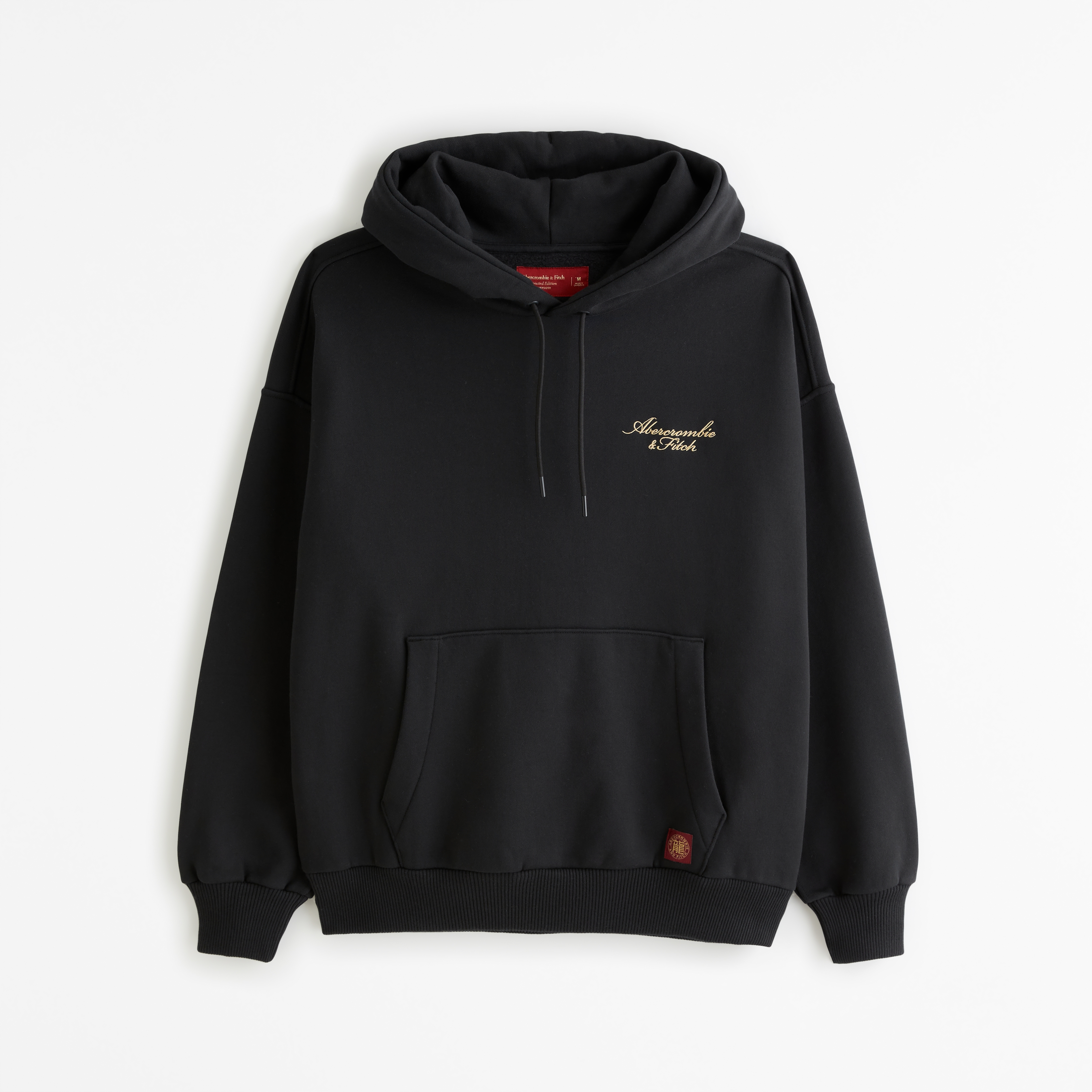 Black deals abercrombie hoodie