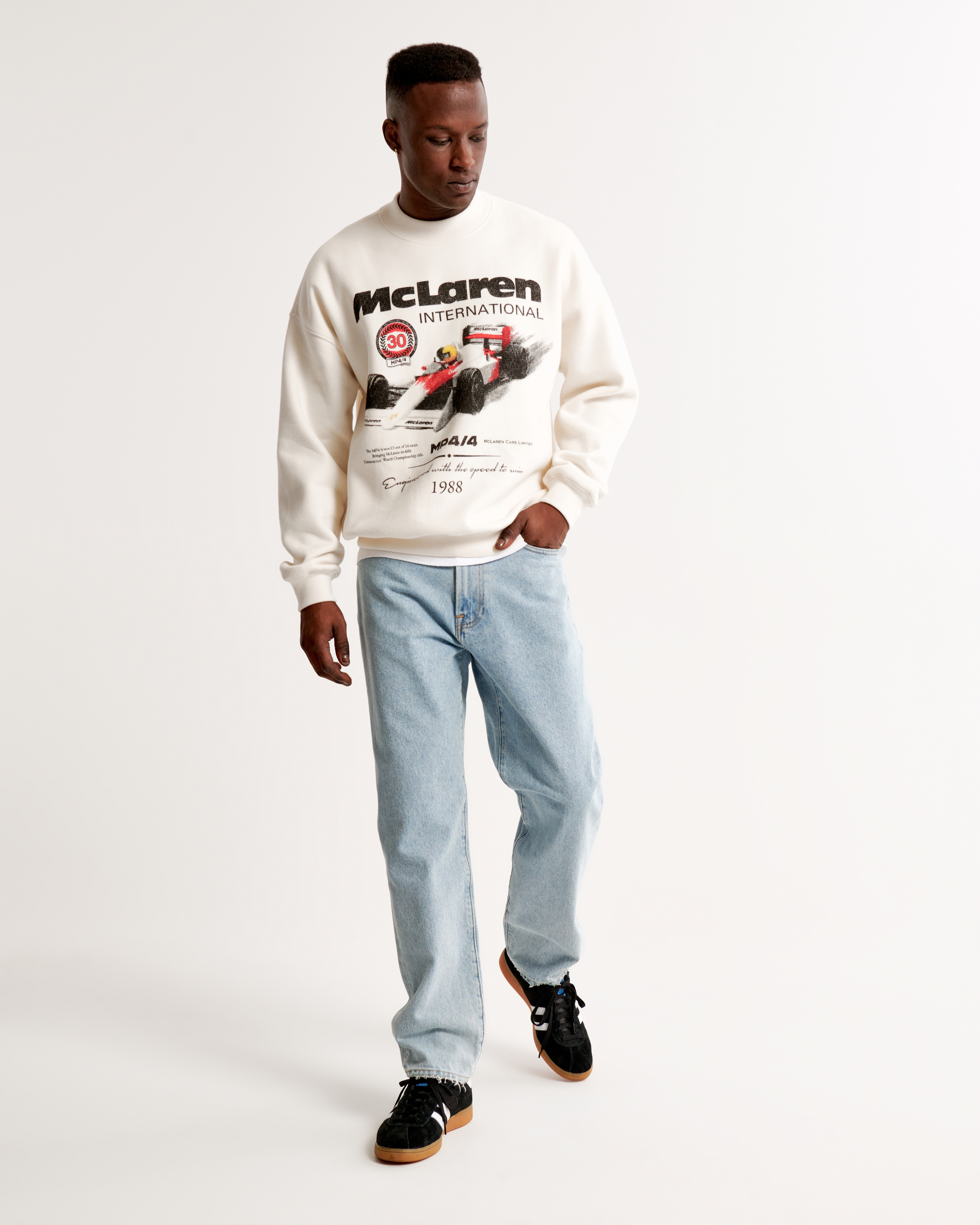 Abercrombie and fitch crew neck online sweatshirt