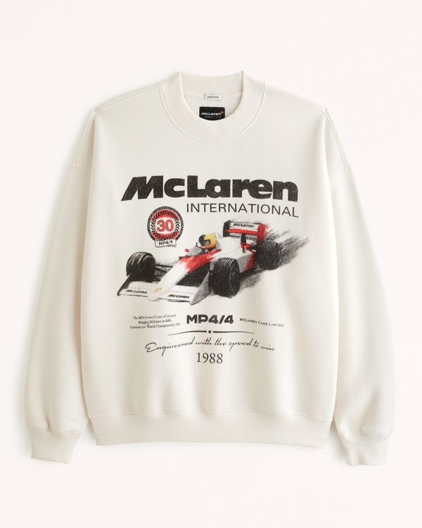 Dames McLaren Graphic Crew Sweatshirt | Dames Tops | Abercrombie.com