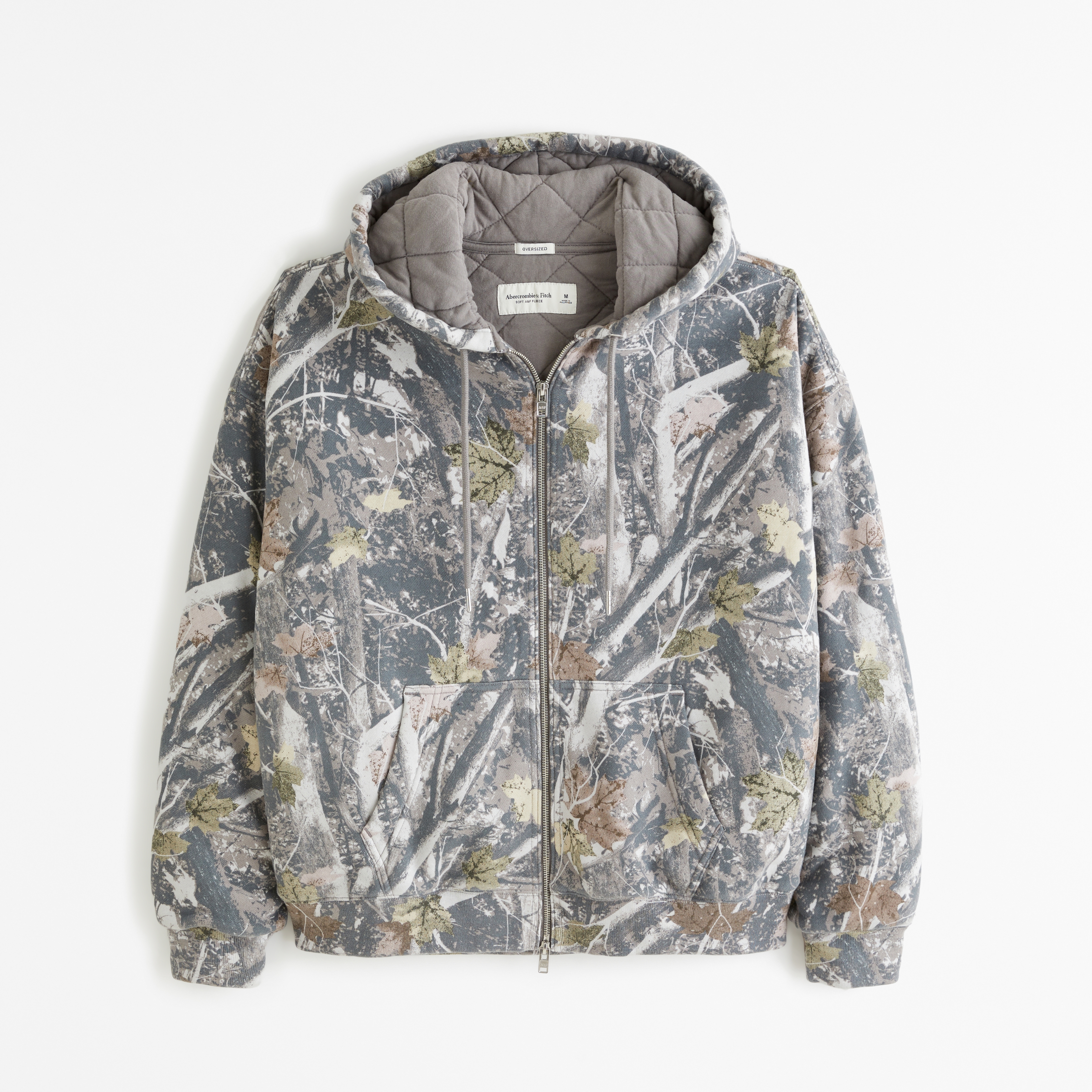 Essential Quilted Full-Zip Hoodie