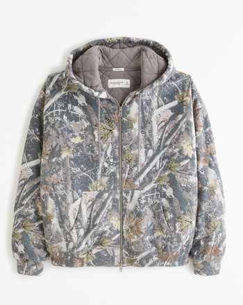 Abercrombie full zip hoodie hot sale