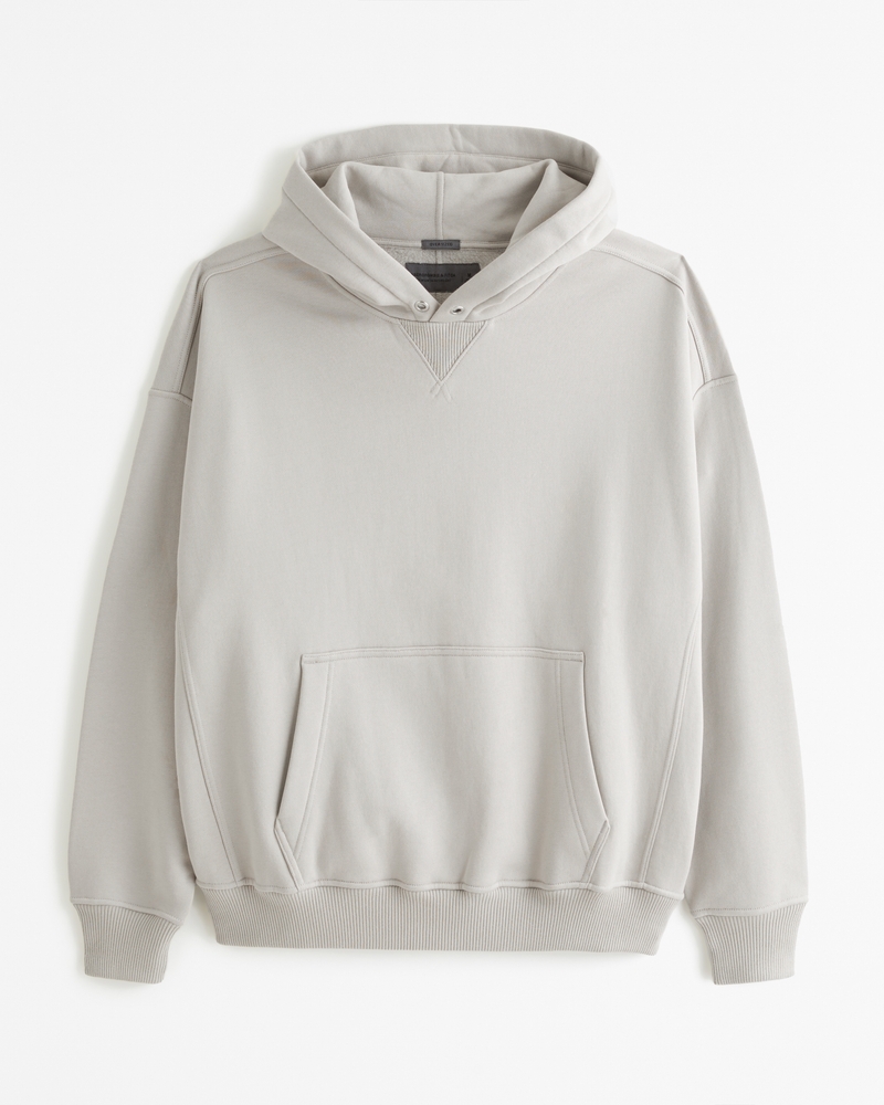 Men's Essential Premium Heavyweight Popover Hoodie | Men's Clearance ...