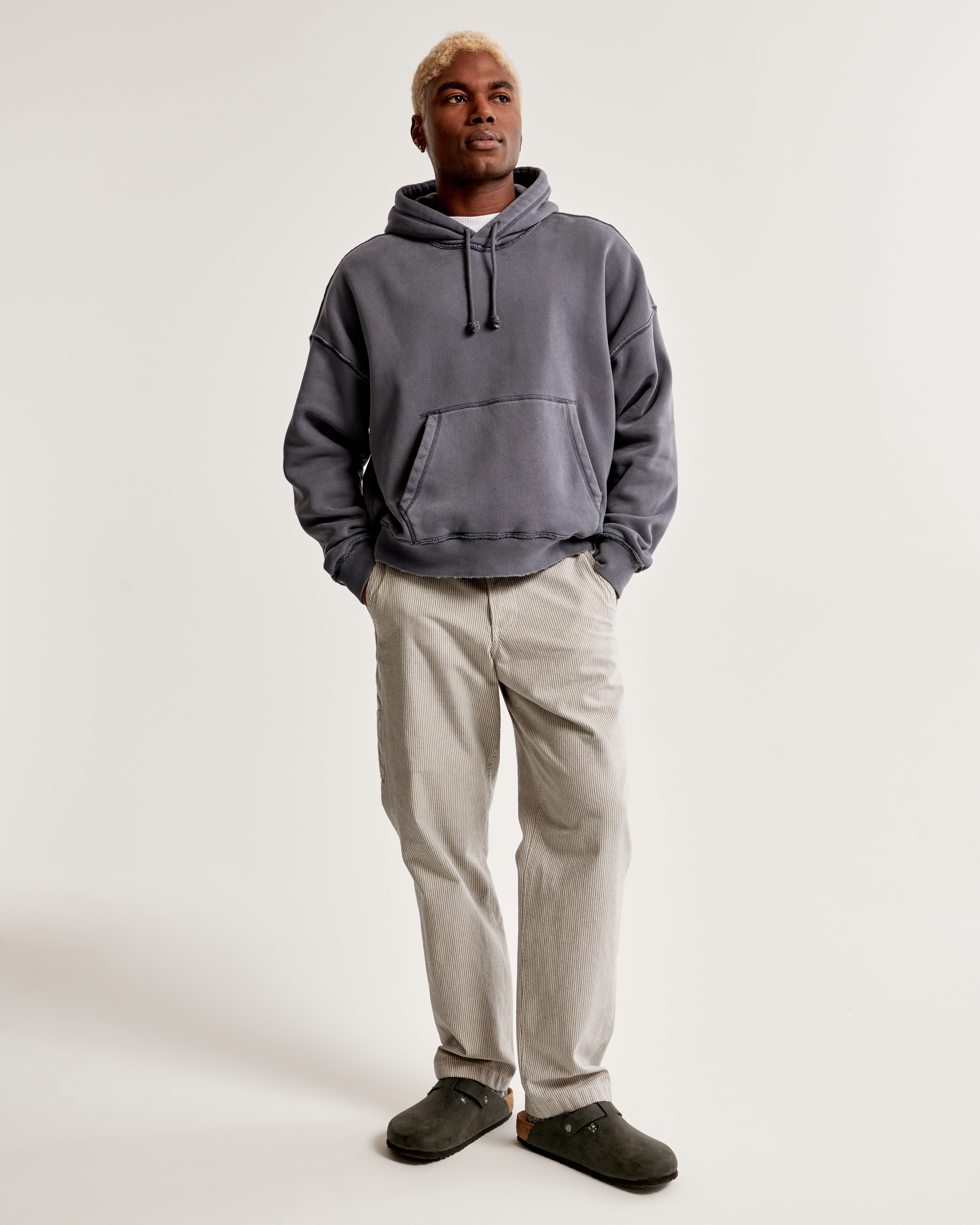 Essential Cropped Popover Hoodie