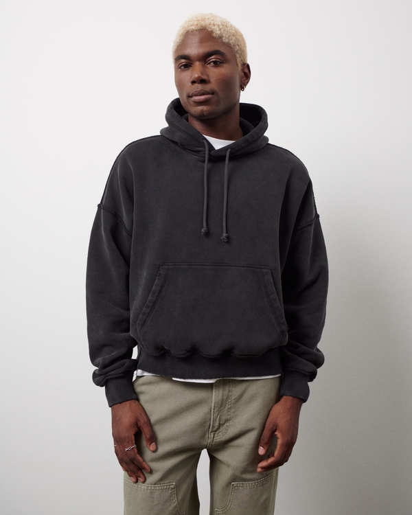 Restore Hoodie, Washed Black Hoodie