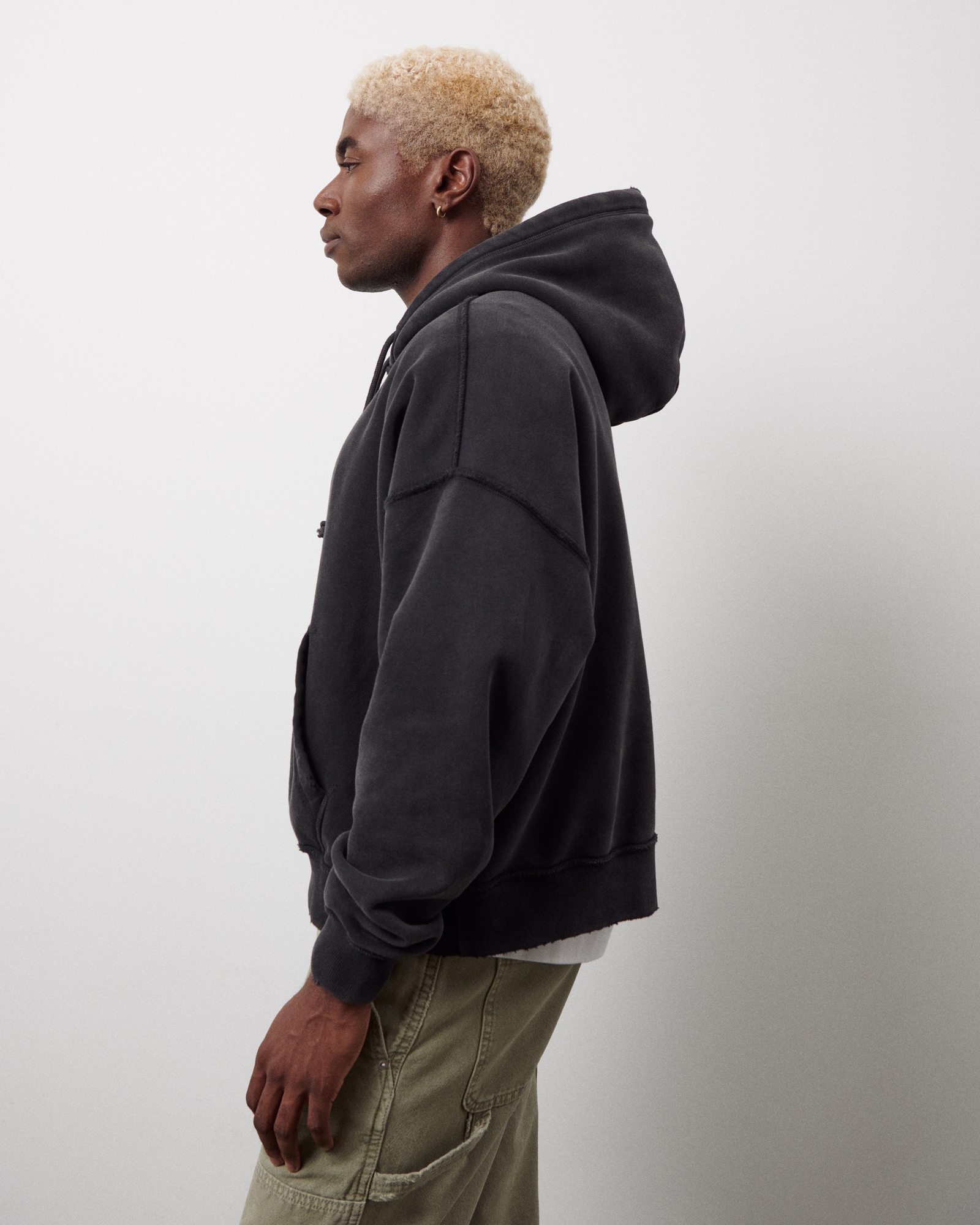 Essential Cropped Popover Hoodie