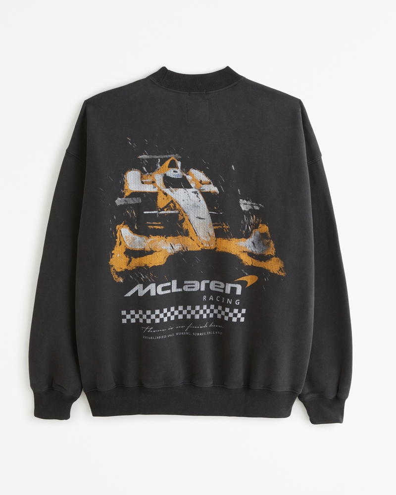 Men's McLaren Graphic Crew Sweatshirt | Men's Tops | Abercrombie.com