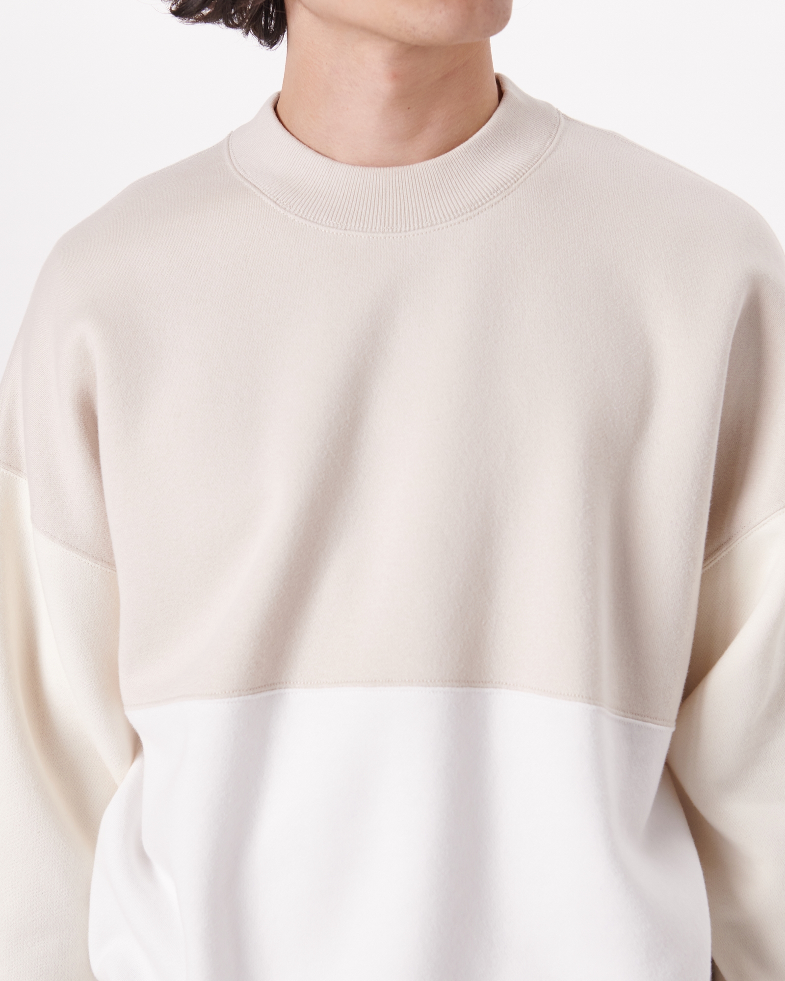 Essential Colorblock Crew Sweatshirt