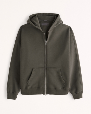 Abercrombie zip up hoodie mens Clearance