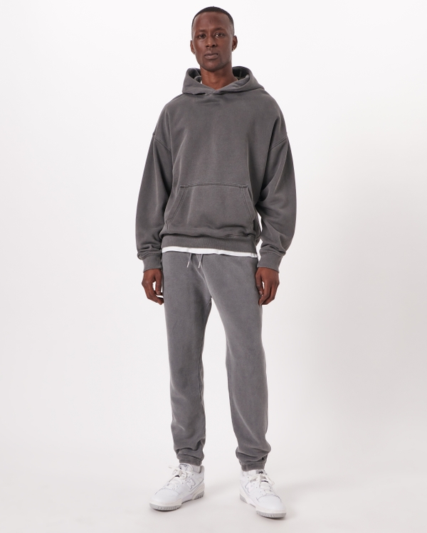 Essential Popover Hoodie, Dark Grey