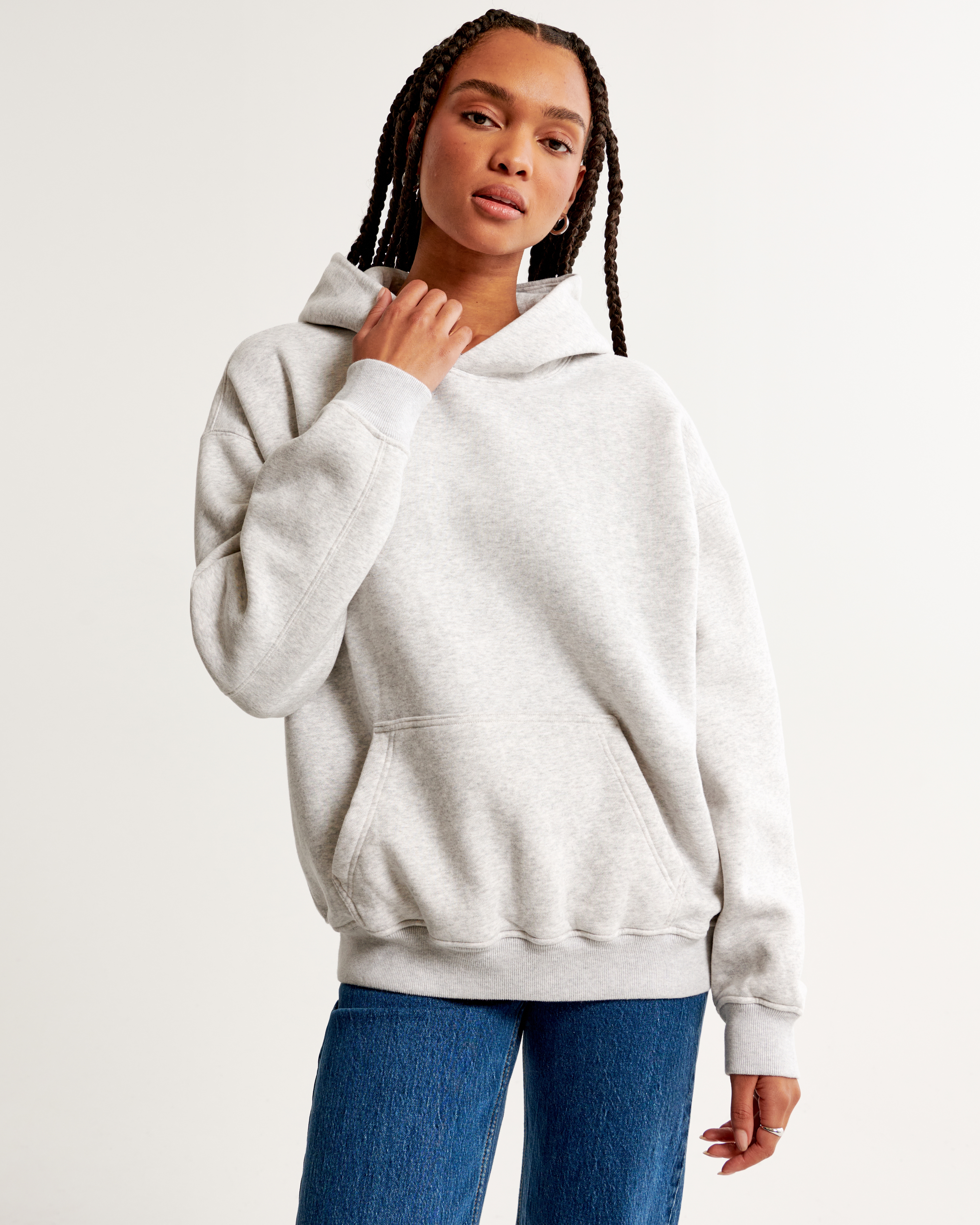 Women s Essential Popover Hoodie Women s Abercrombie