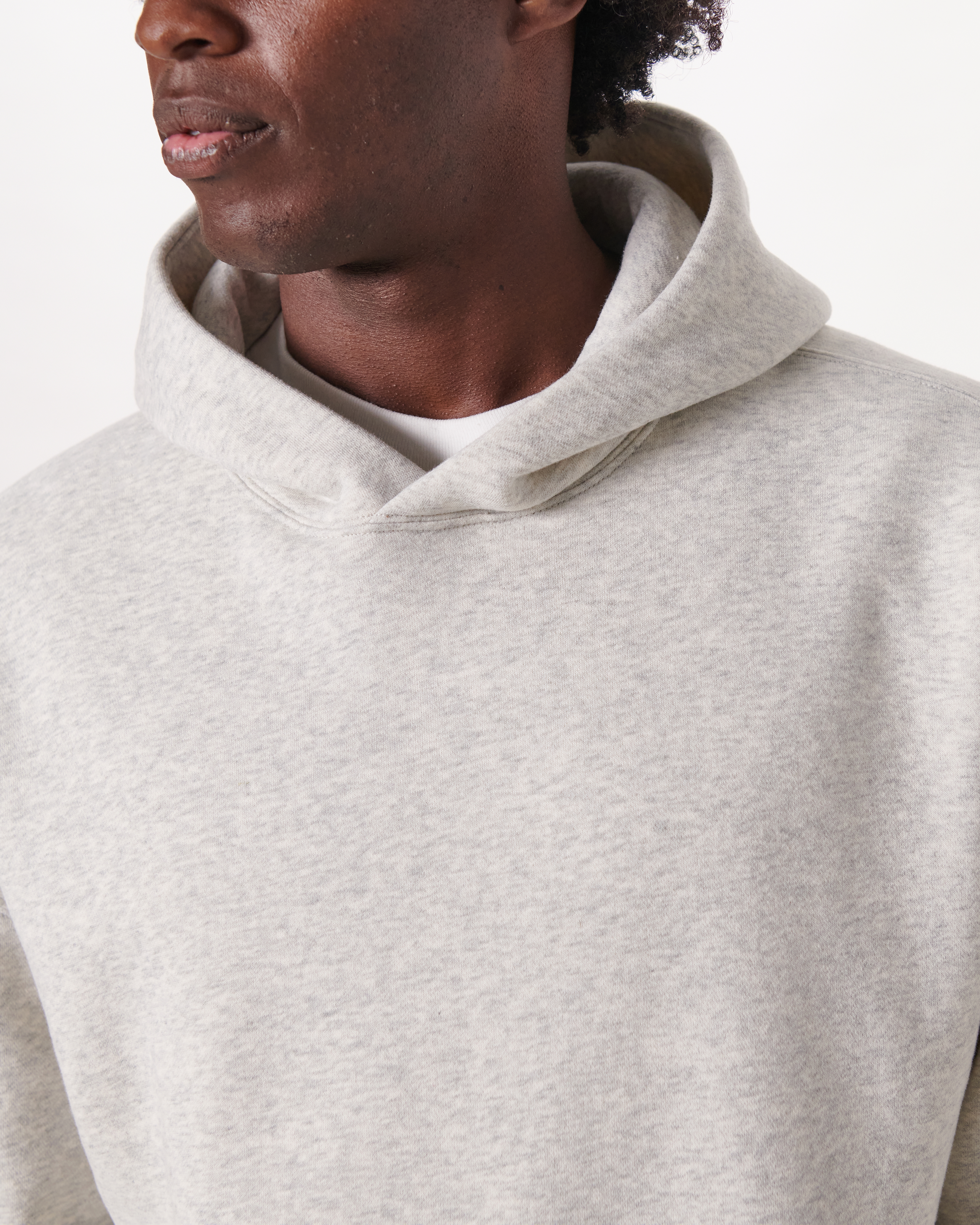 Light heather grey hoodie online