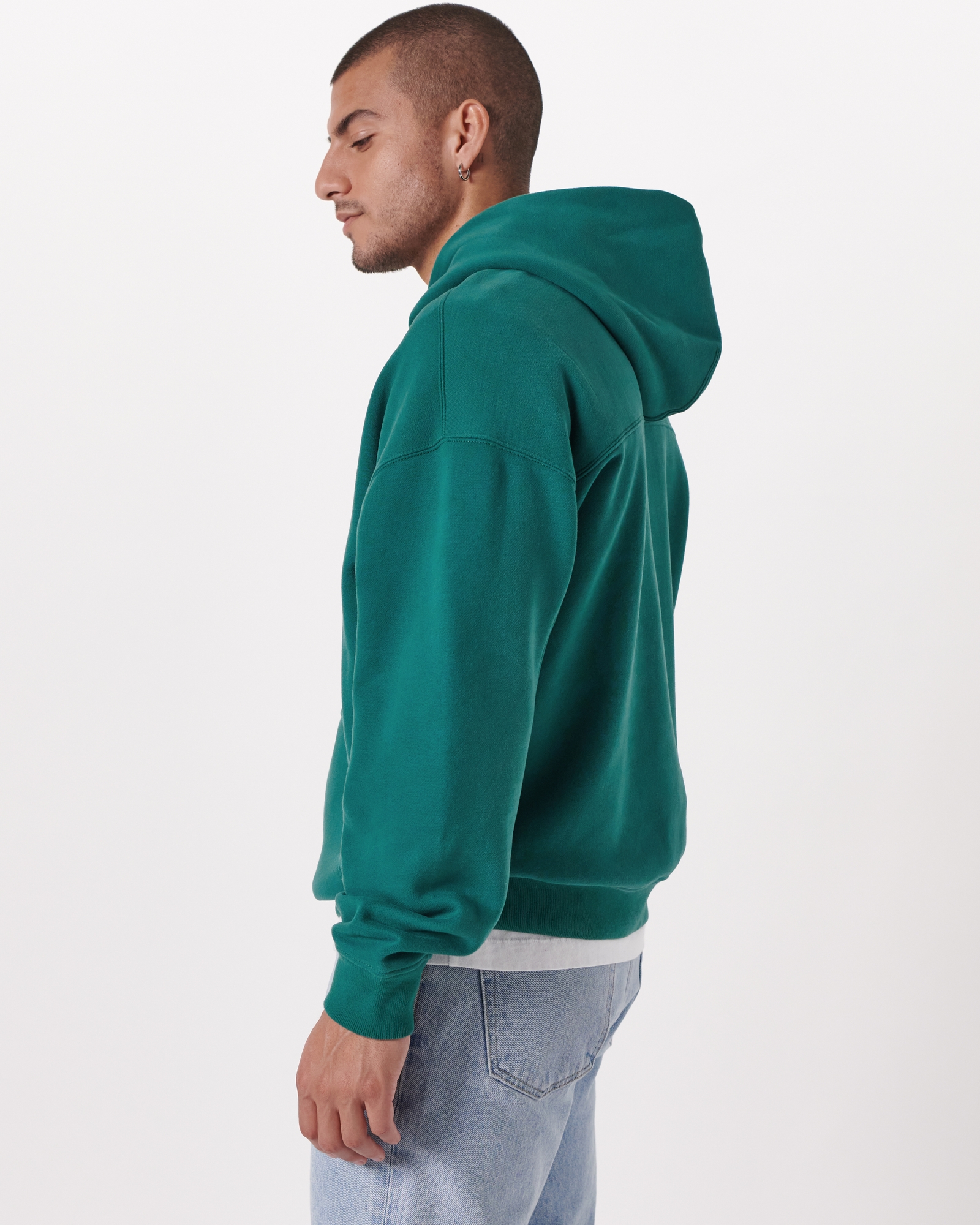 Hoodie aus Baumwolle mit gestickter Signatur - Ready to Wear 1ABIWS