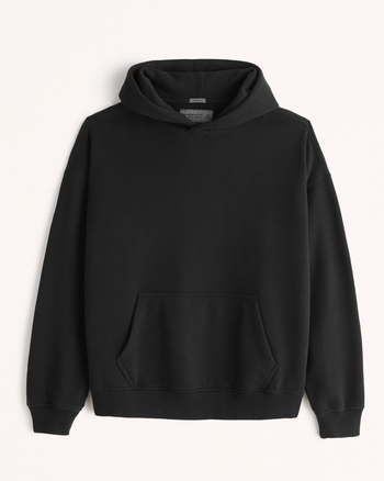 plain black hoodie mens