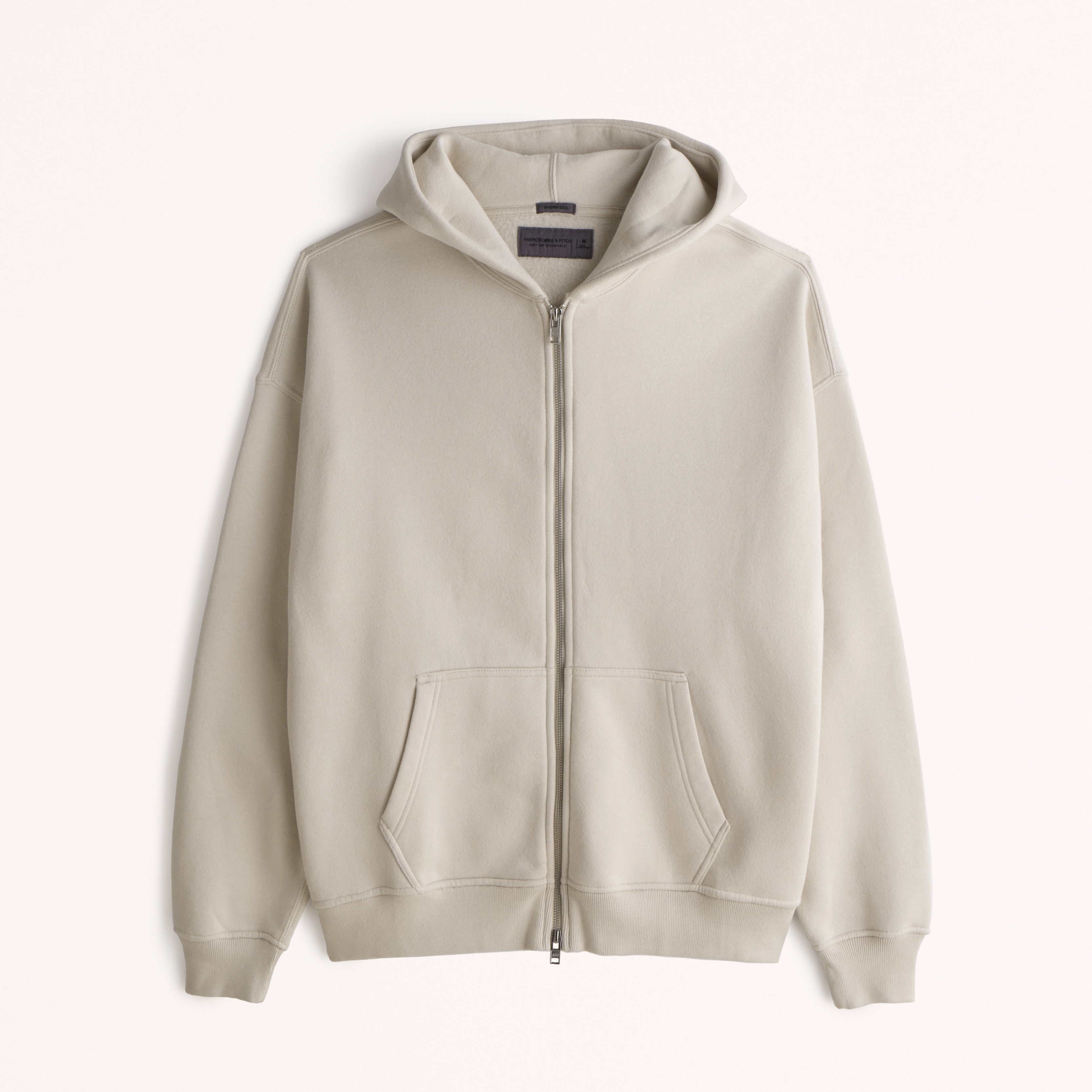 Men's Essential Full-Zip Hoodie | Men's Tops | Abercrombie.com