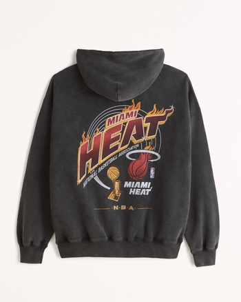 Men's Miami Heat Popover Hoodie | Men's Tops | Abercrombie.com