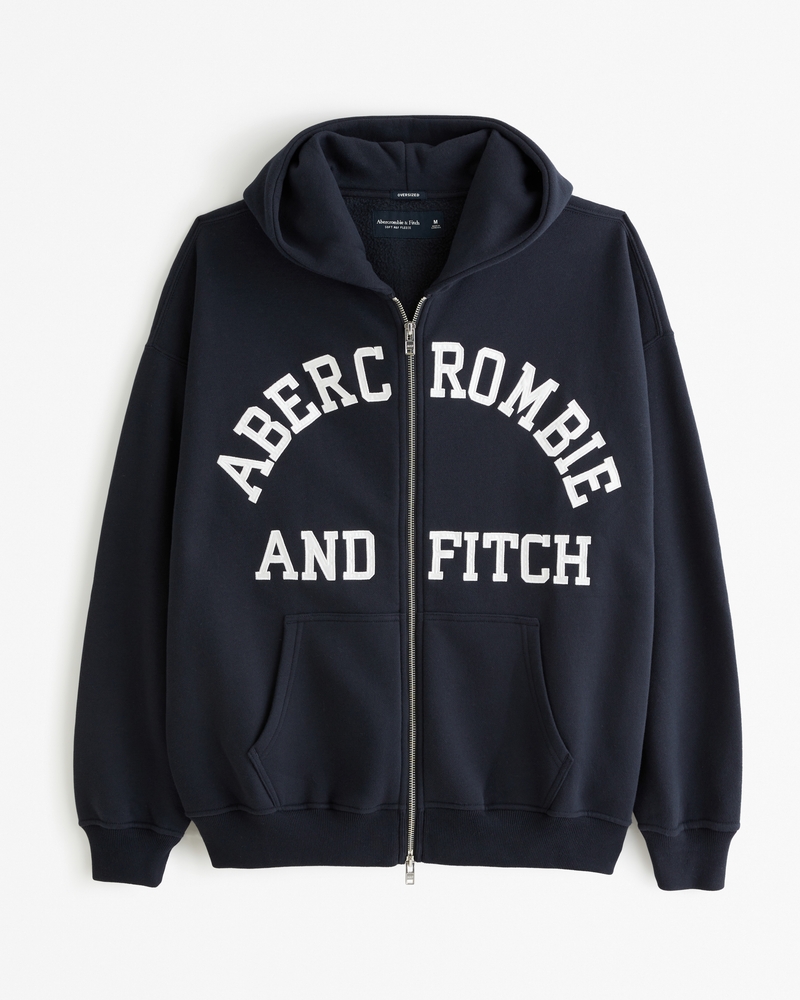 Abercrombie and fitch fleece hoodie new arrivals