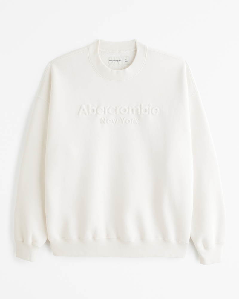 Abercrombie logo sweatshirt sale