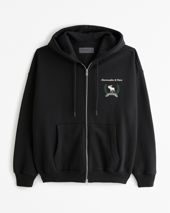 Abercrombie zip hoodie best sale
