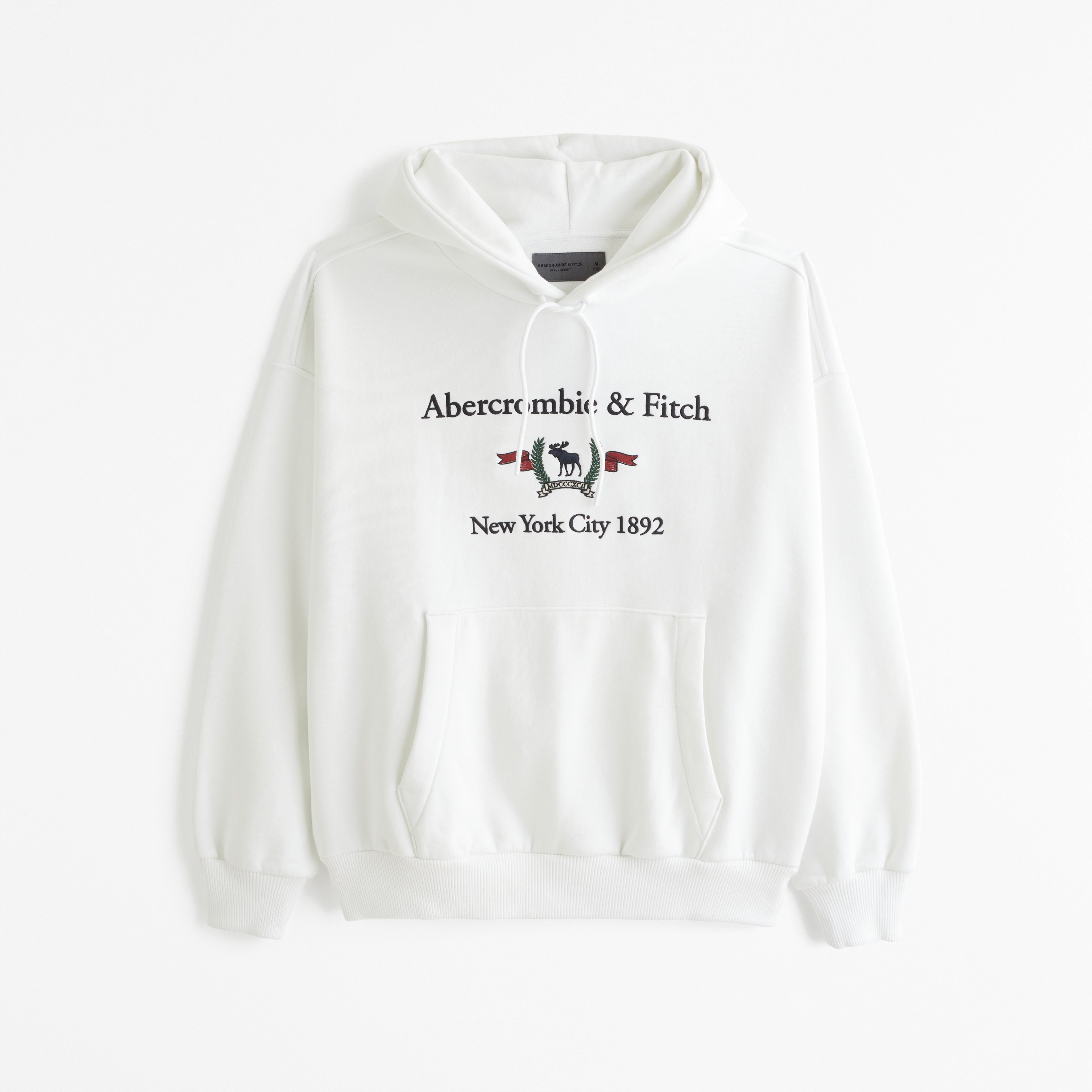 Abercrombie sales white hoodie