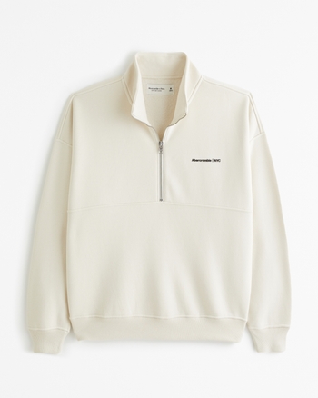 【オンライン限定商品】  Men's Clearance Men's | Sweatshirt Half-Zip Micro-Logo トップス