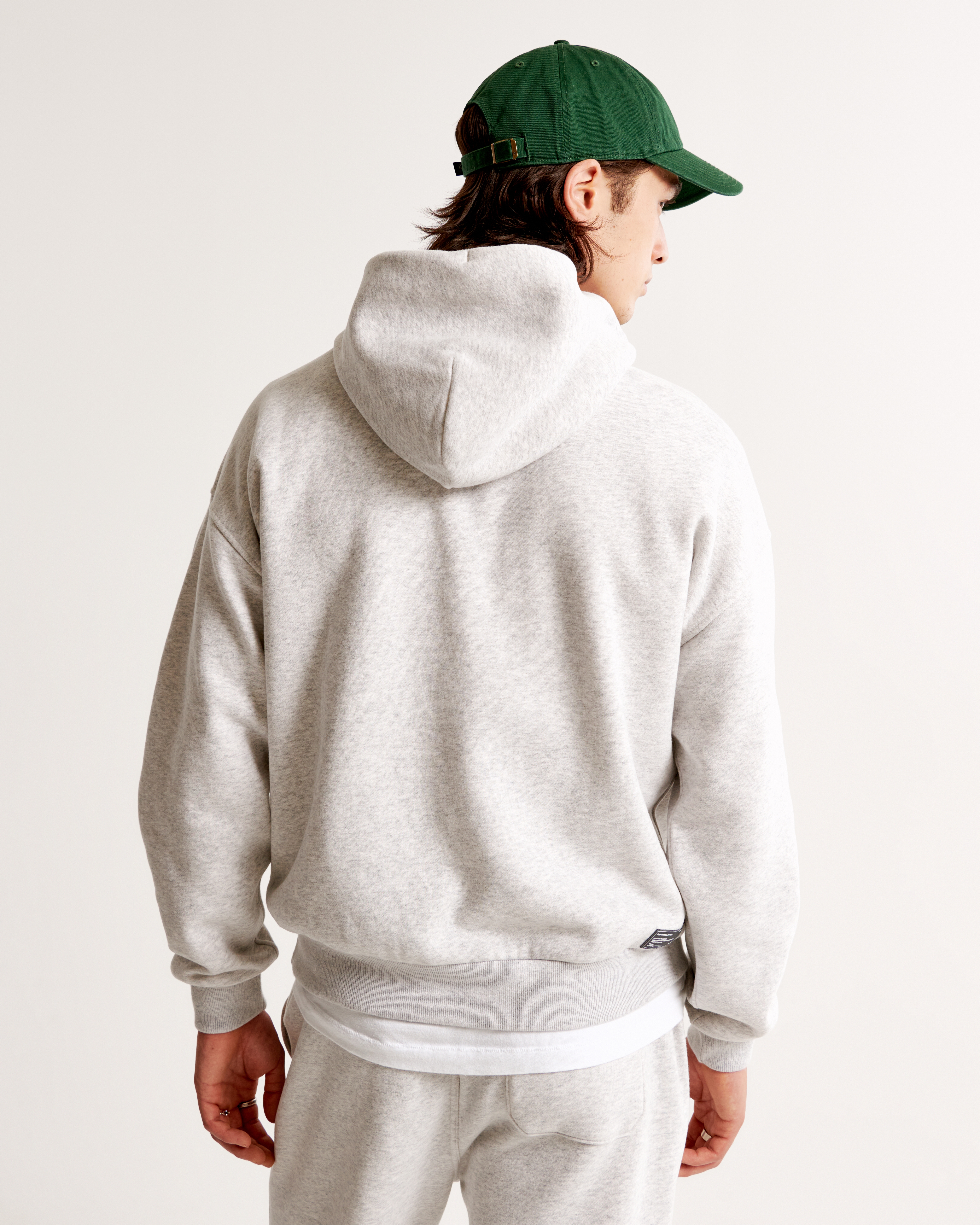 Micro-Logo Popover Hoodie