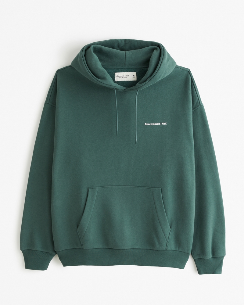 Micro-Logo Popover Hoodie