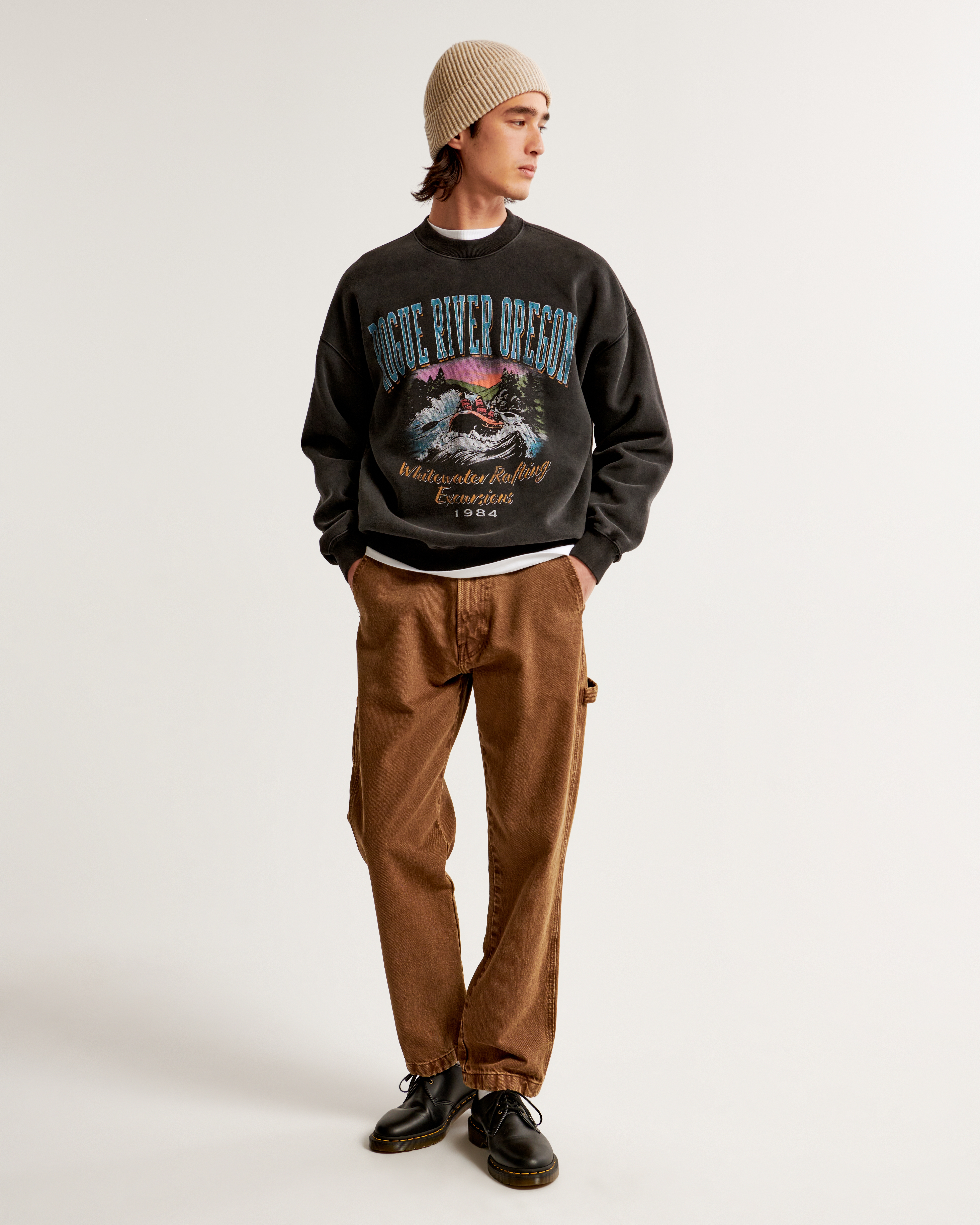 Men's Rogue River Graphic Crew Sweatshirt | Men's Tops