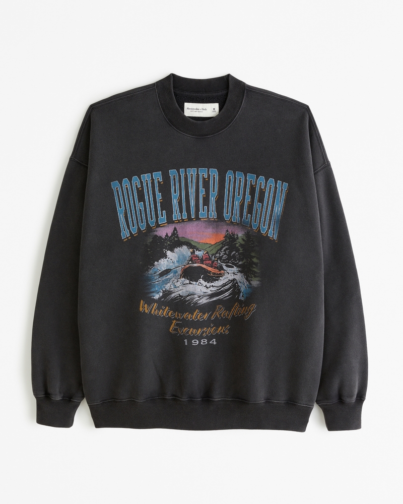 Men's Rogue River Graphic Crew Sweatshirt | Men's Tops