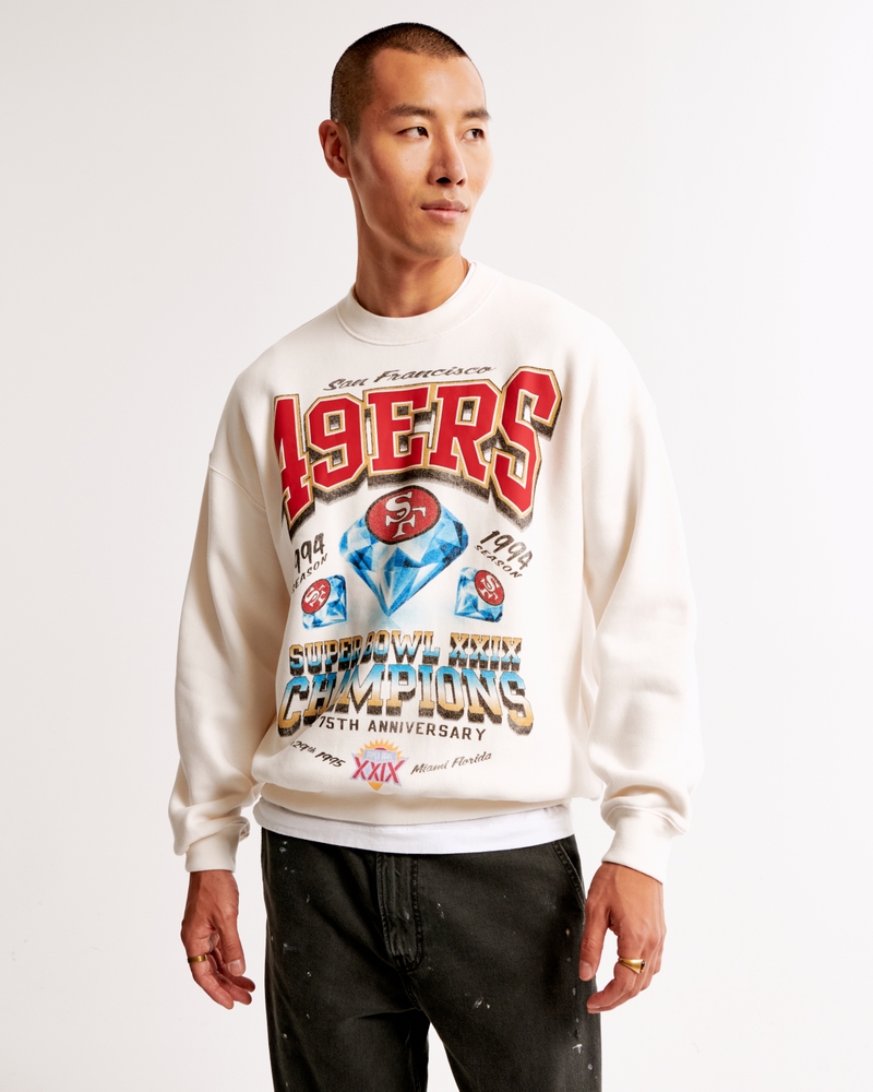 San Francisco 49ers Graphic Crew Sweatshirt