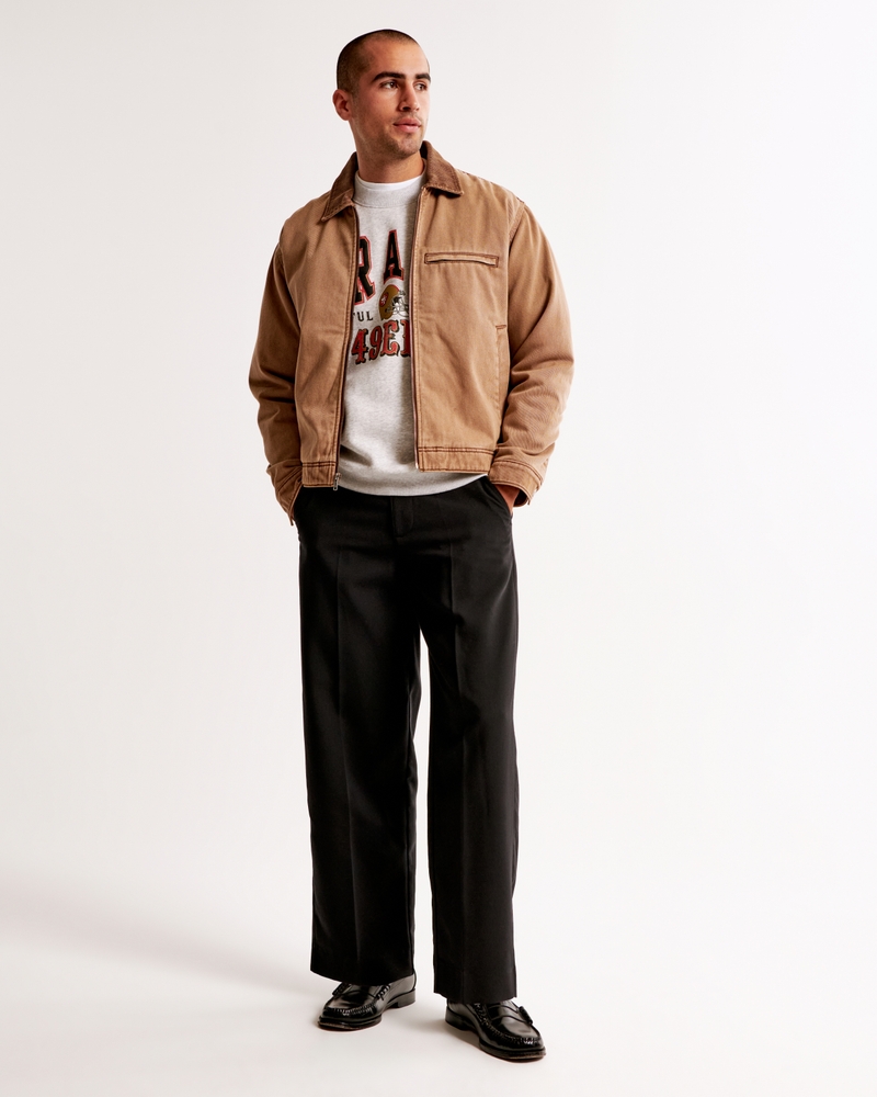Sudadera de cuello redondo con estampa de San Francisco 49ers