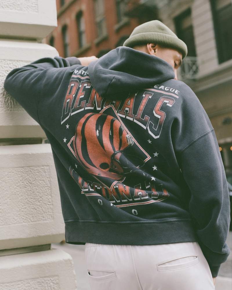 Cincinnati Bengals Graphic Popover Hoodie