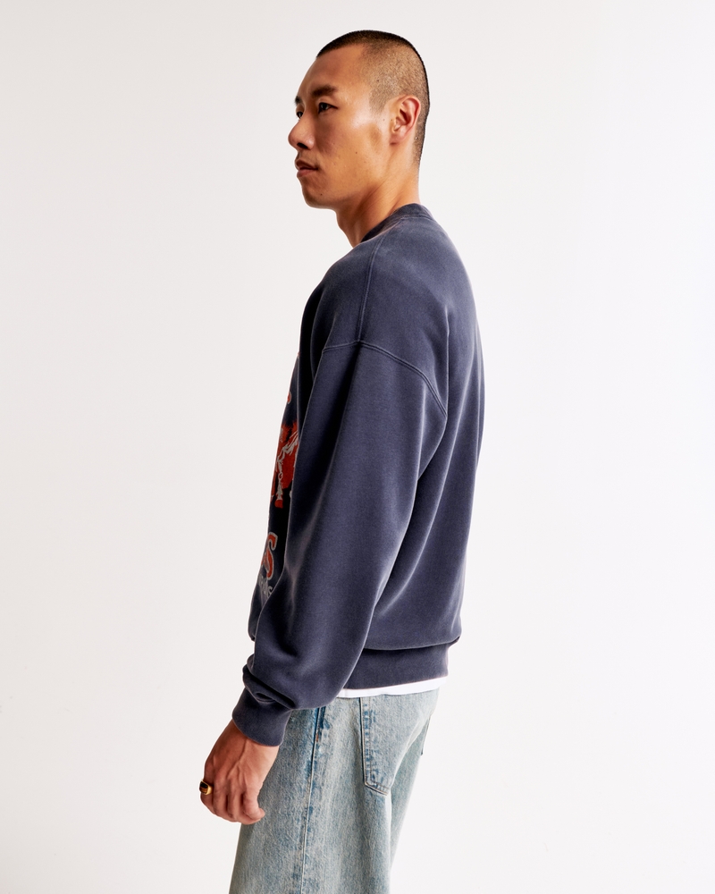 Denver Broncos Graphic Crew Sweatshirt