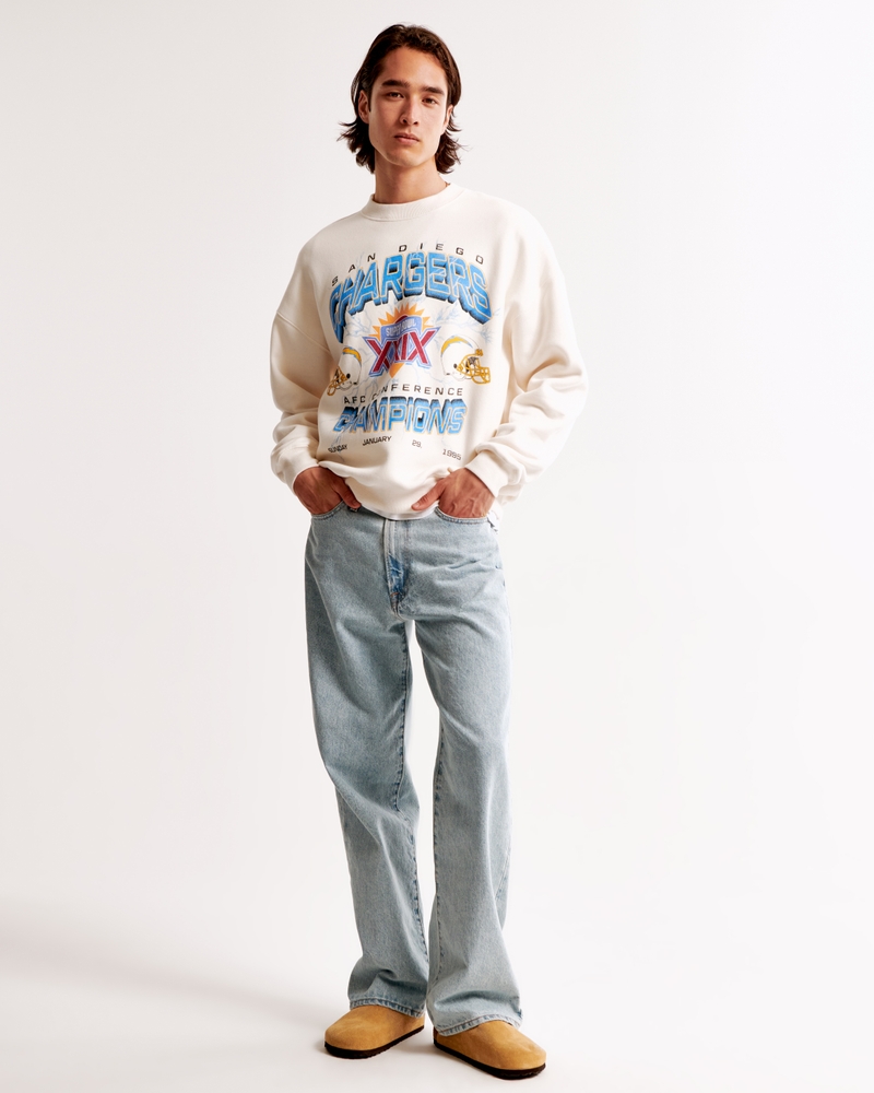 Vintage San Diego Chargers Graphic Crew Sweatshirt