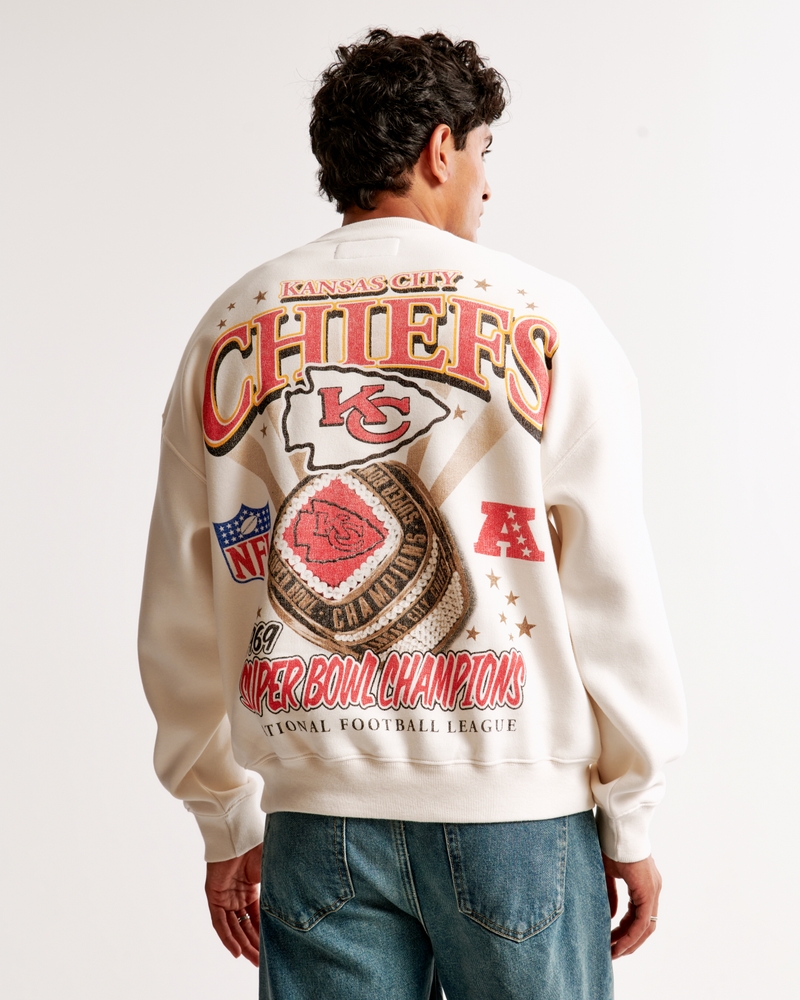 Kansas City Chiefs Graphic Crew Sweatshirt