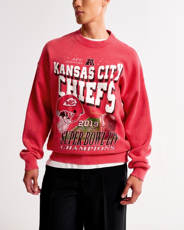Kansas City Chiefs Graphic Crew Sweatshirt