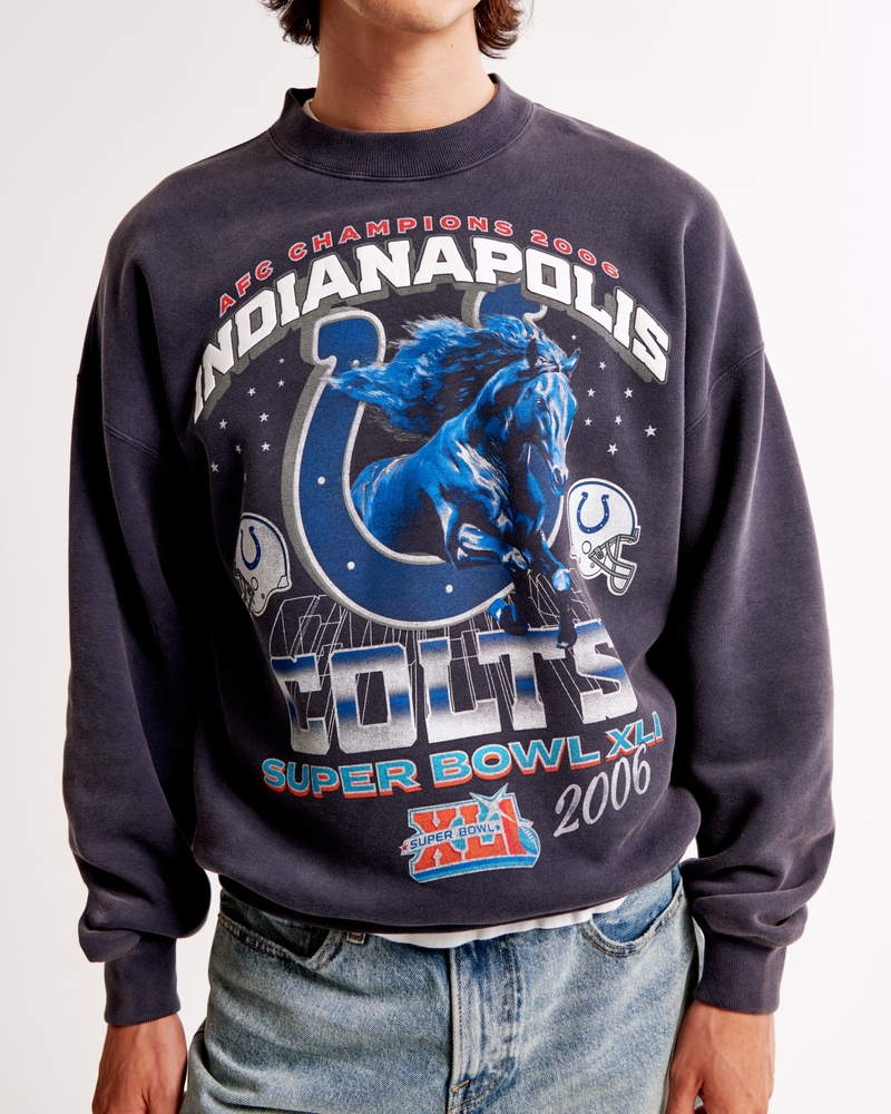 Indianapolis Colts Graphic Crew Sweatshirt