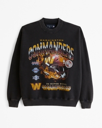 Washington Commanders Graphic Crew Sweatshirt