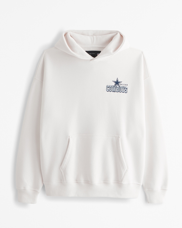 Dallas Cowboys Graphic Popover Hoodie, Cream