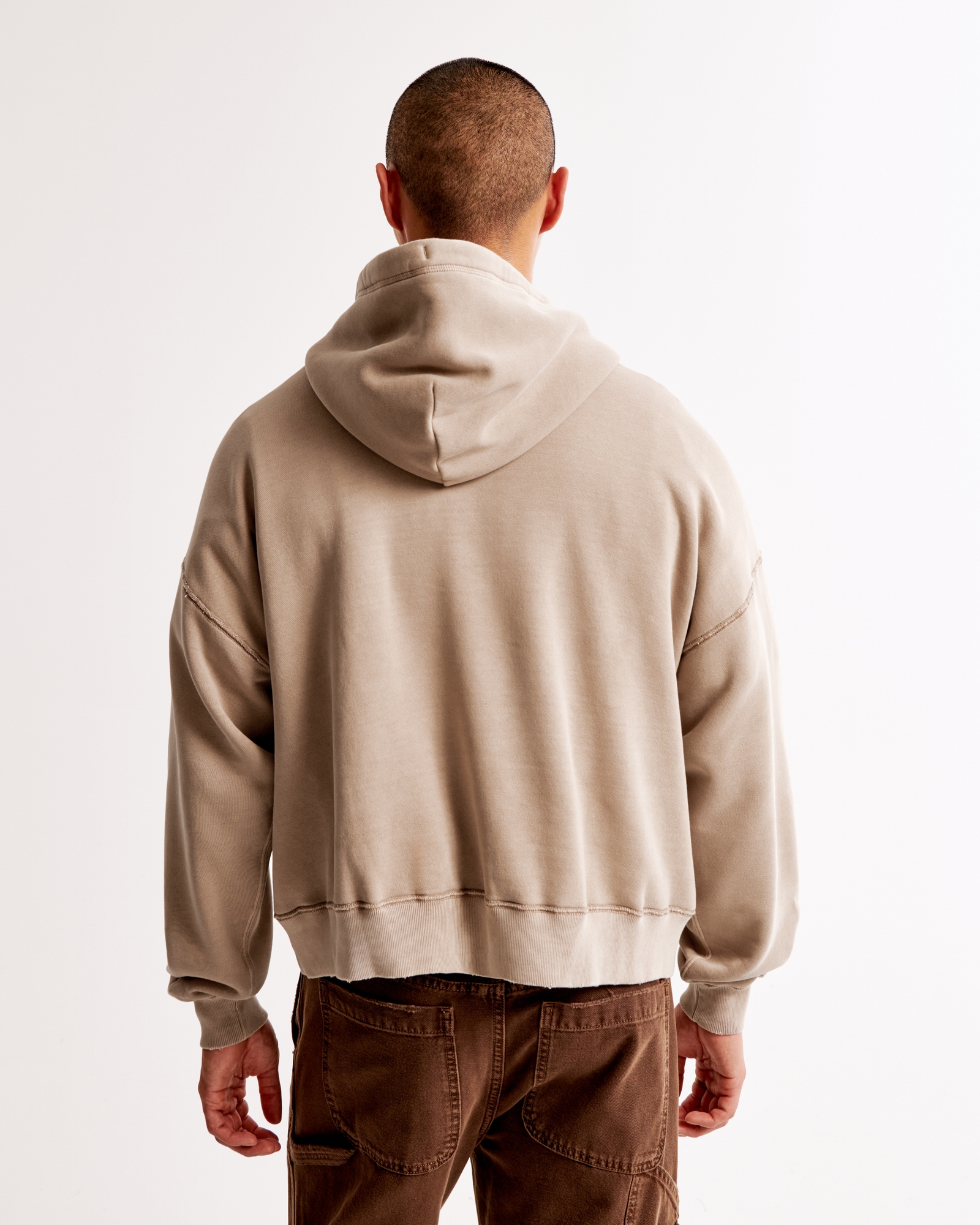 Essential Cropped Popover Hoodie