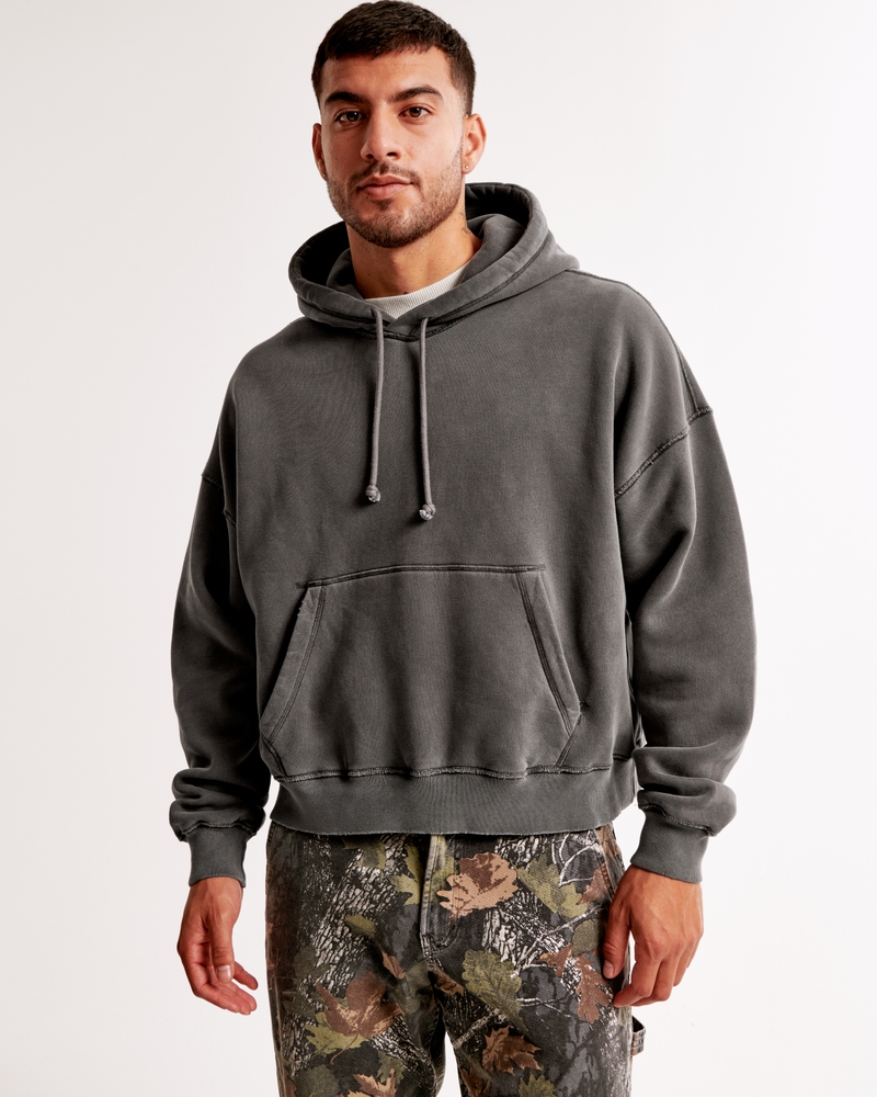 Essential Cropped Popover Hoodie