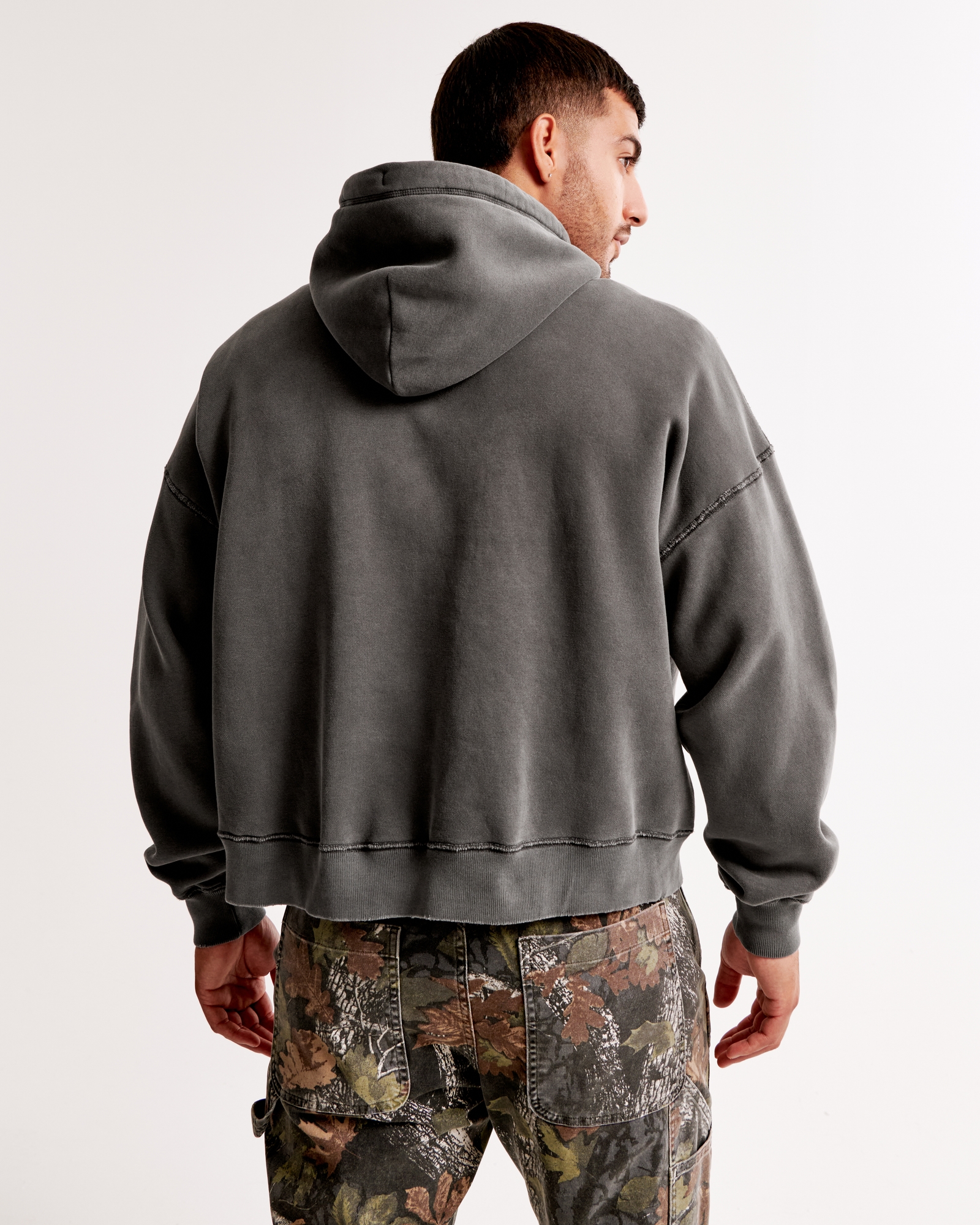 Essential Cropped Popover Hoodie