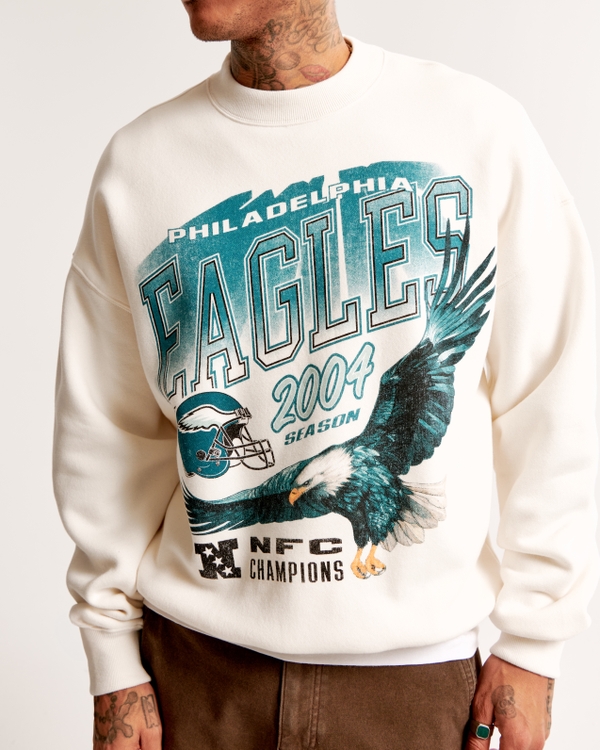 Philadelphia Eagles Graphic Crew Sweatshirt