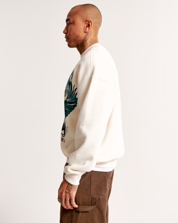 Philadelphia Eagles Graphic Crew Sweatshirt